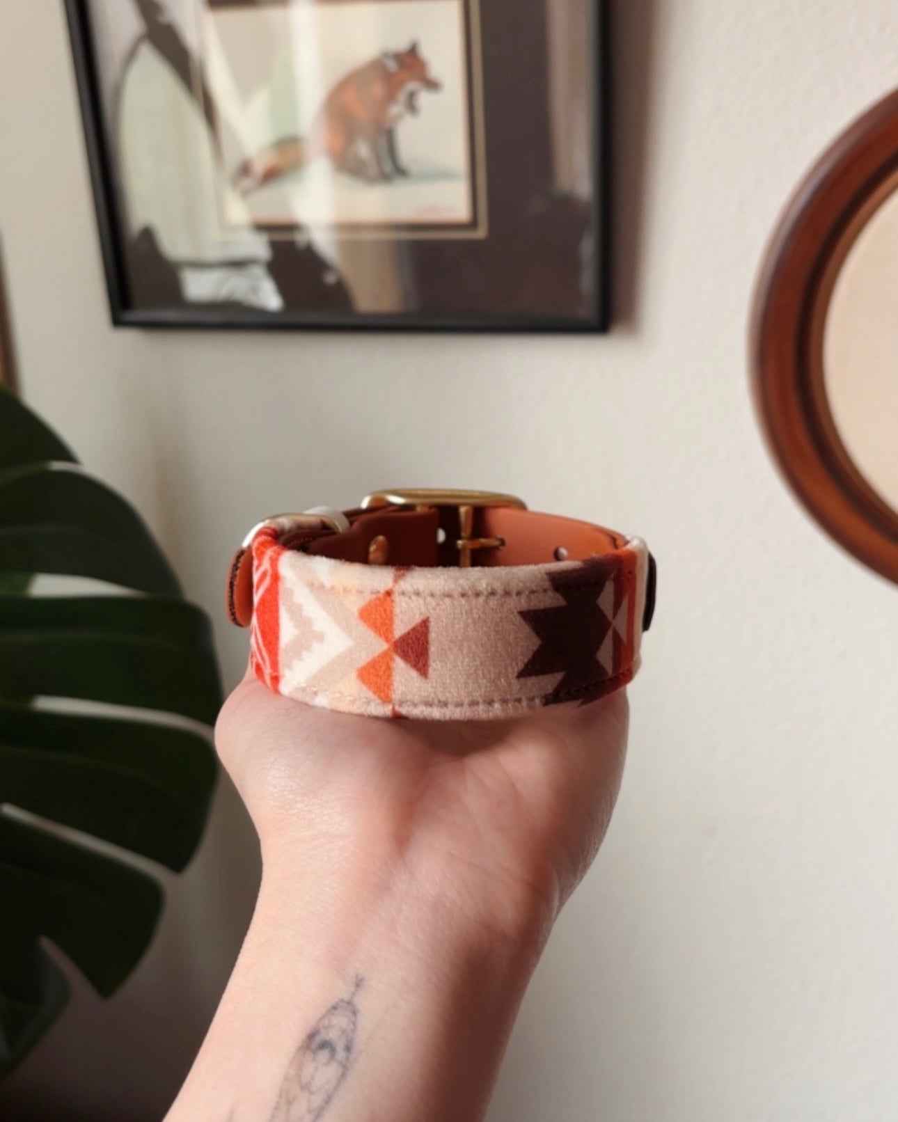 sedona collar - FoxMoth - Leather Dog Collar