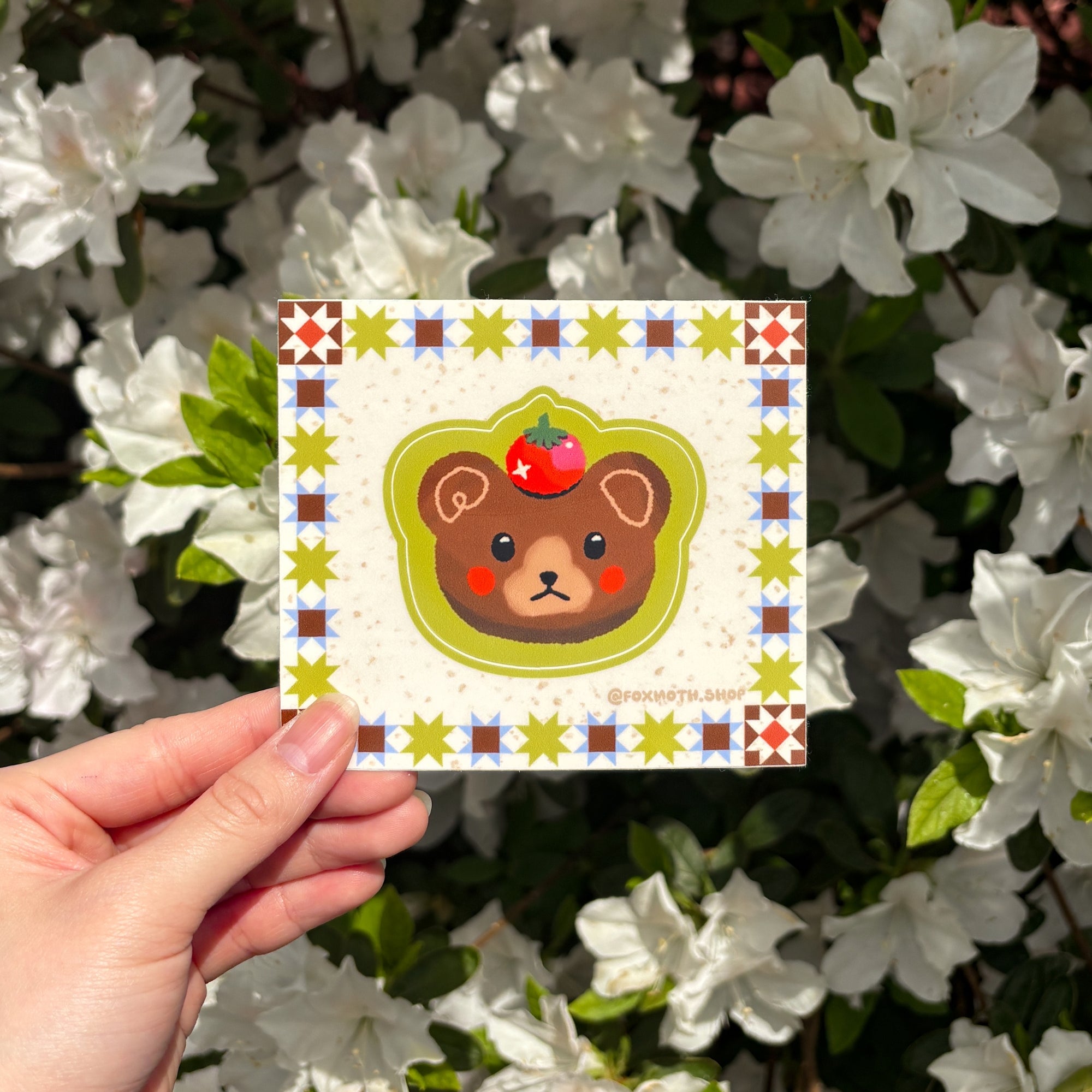Tomato Bears Sticker - FoxMoth - 