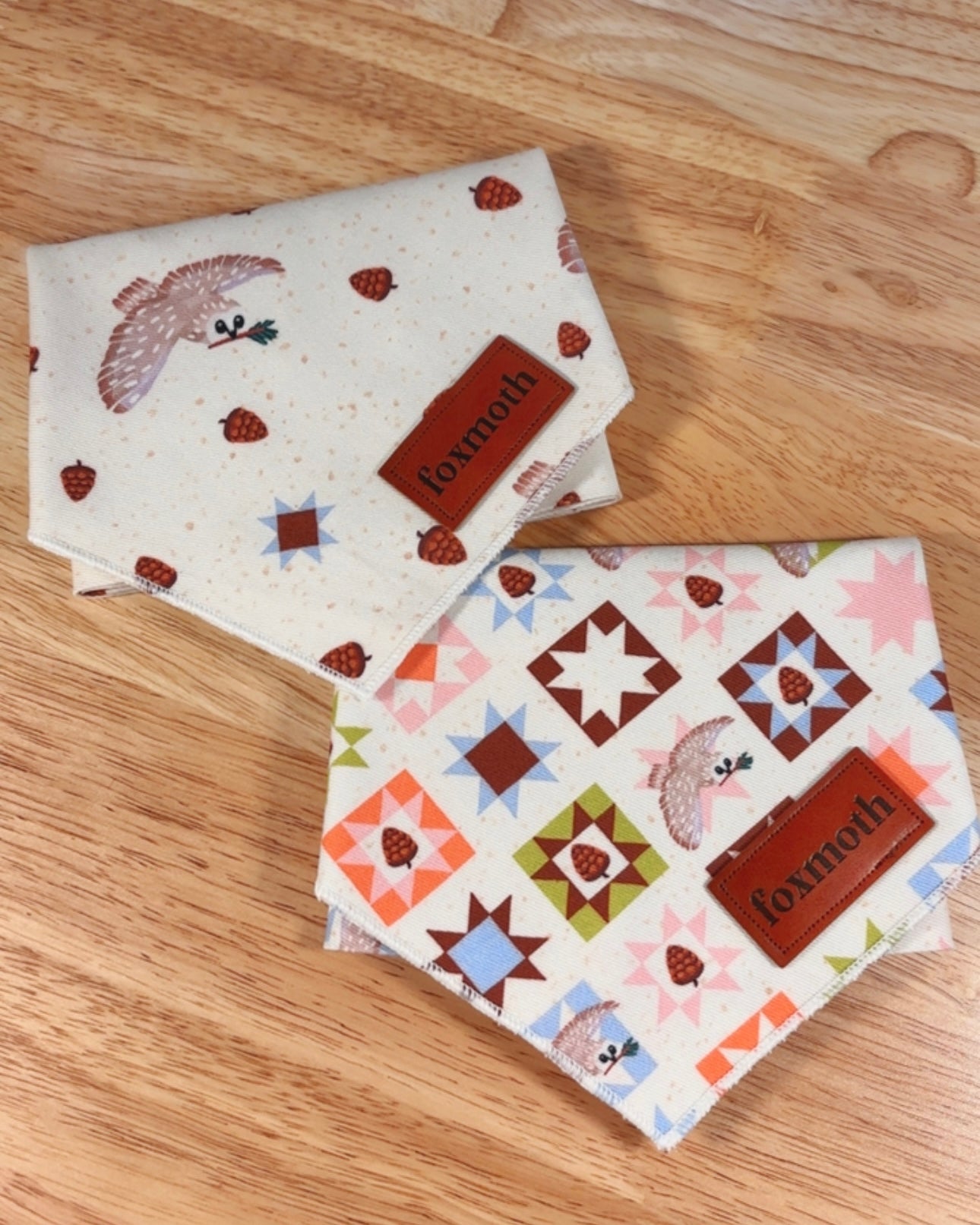 Minimal Owly Pines Bandana - FoxMoth - Bandana
