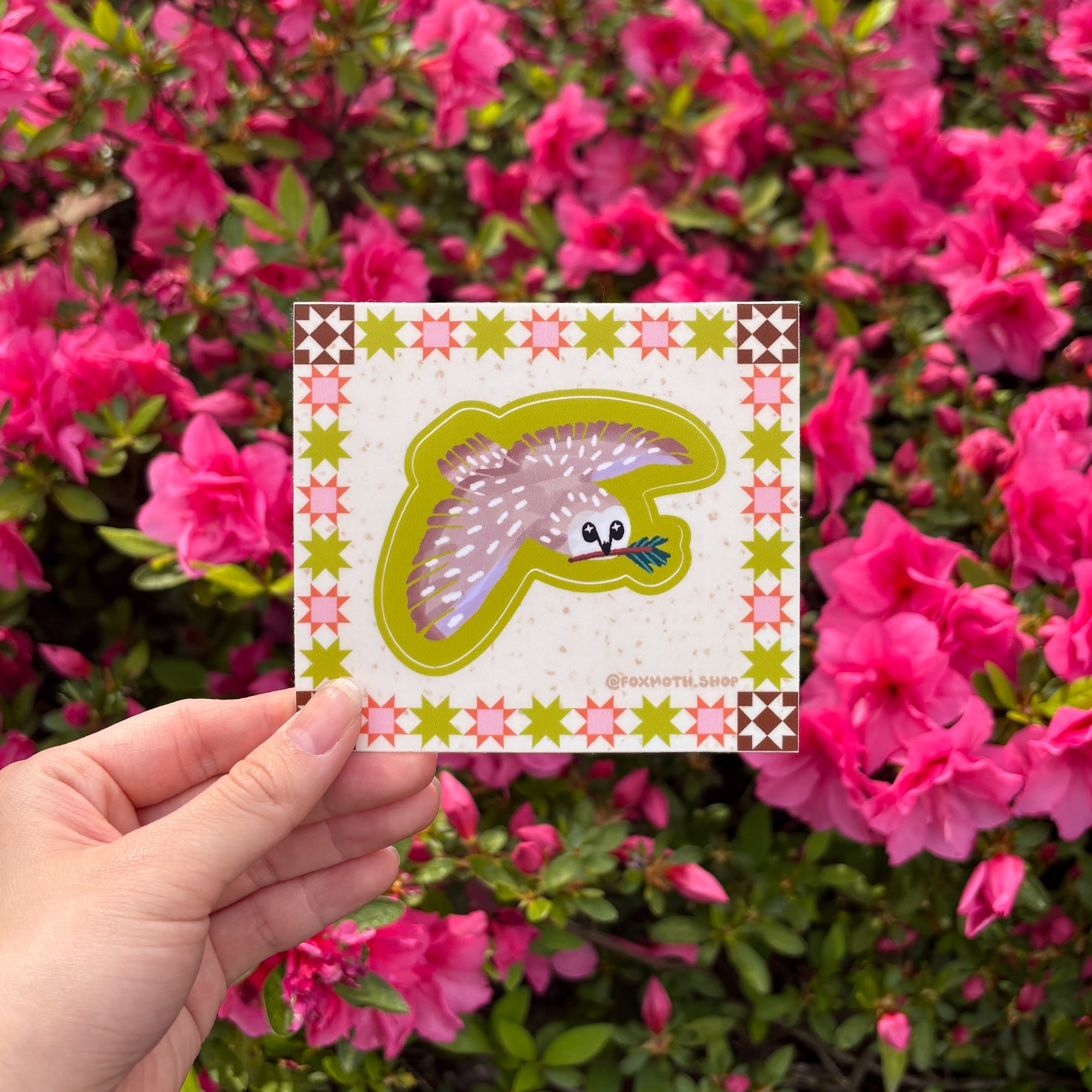 Owly Pines Sticker - FoxMoth - 
