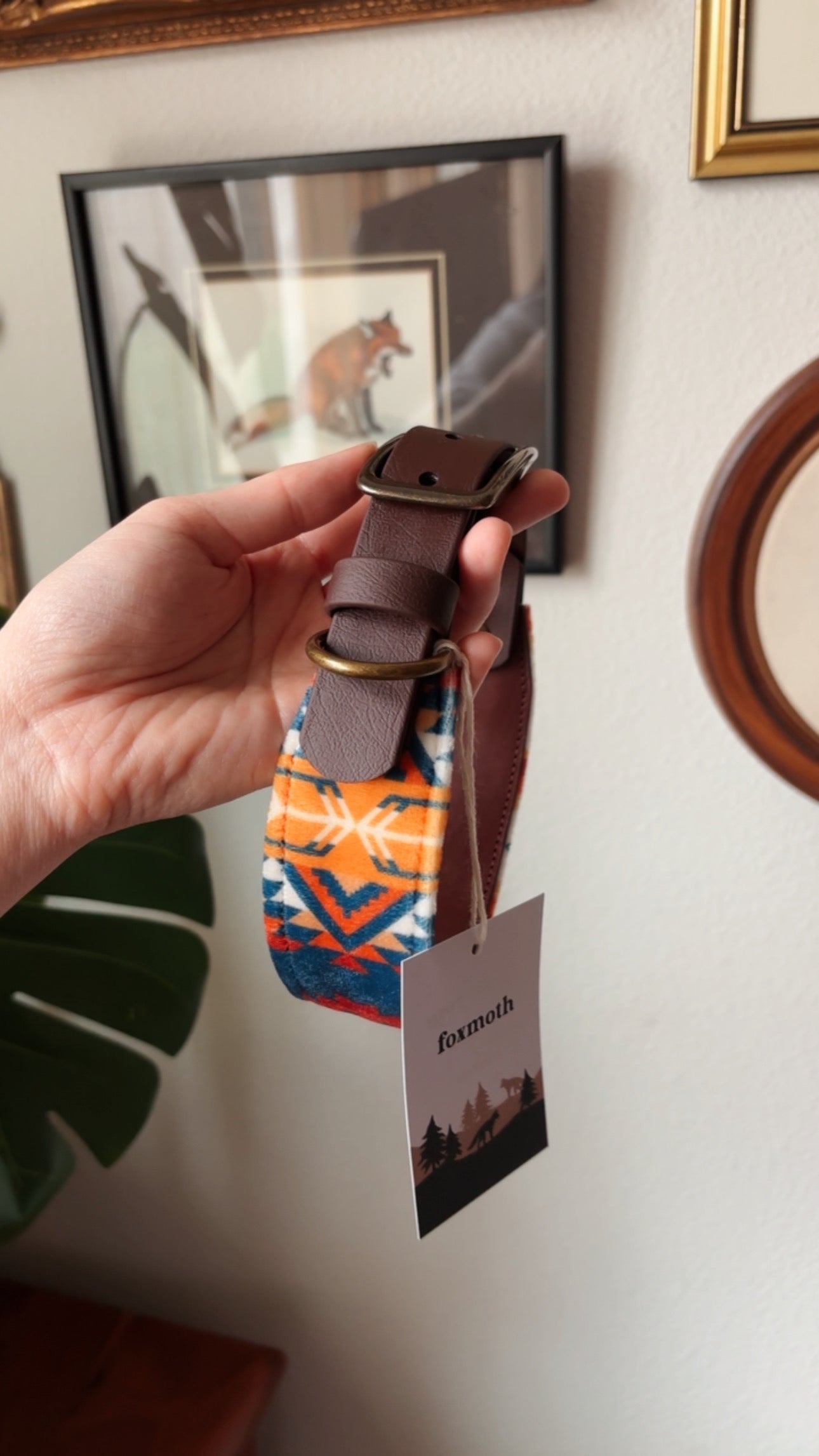 denali collar - FoxMoth - Leather Dog Collar