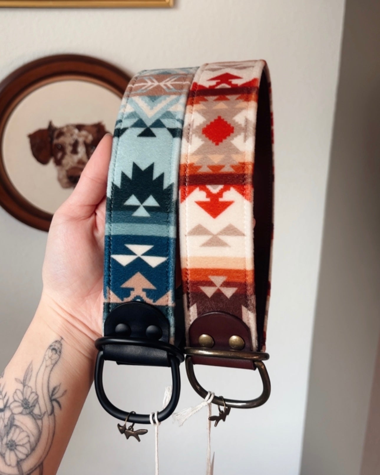 banff collar - FoxMoth - Leather Dog Collar
