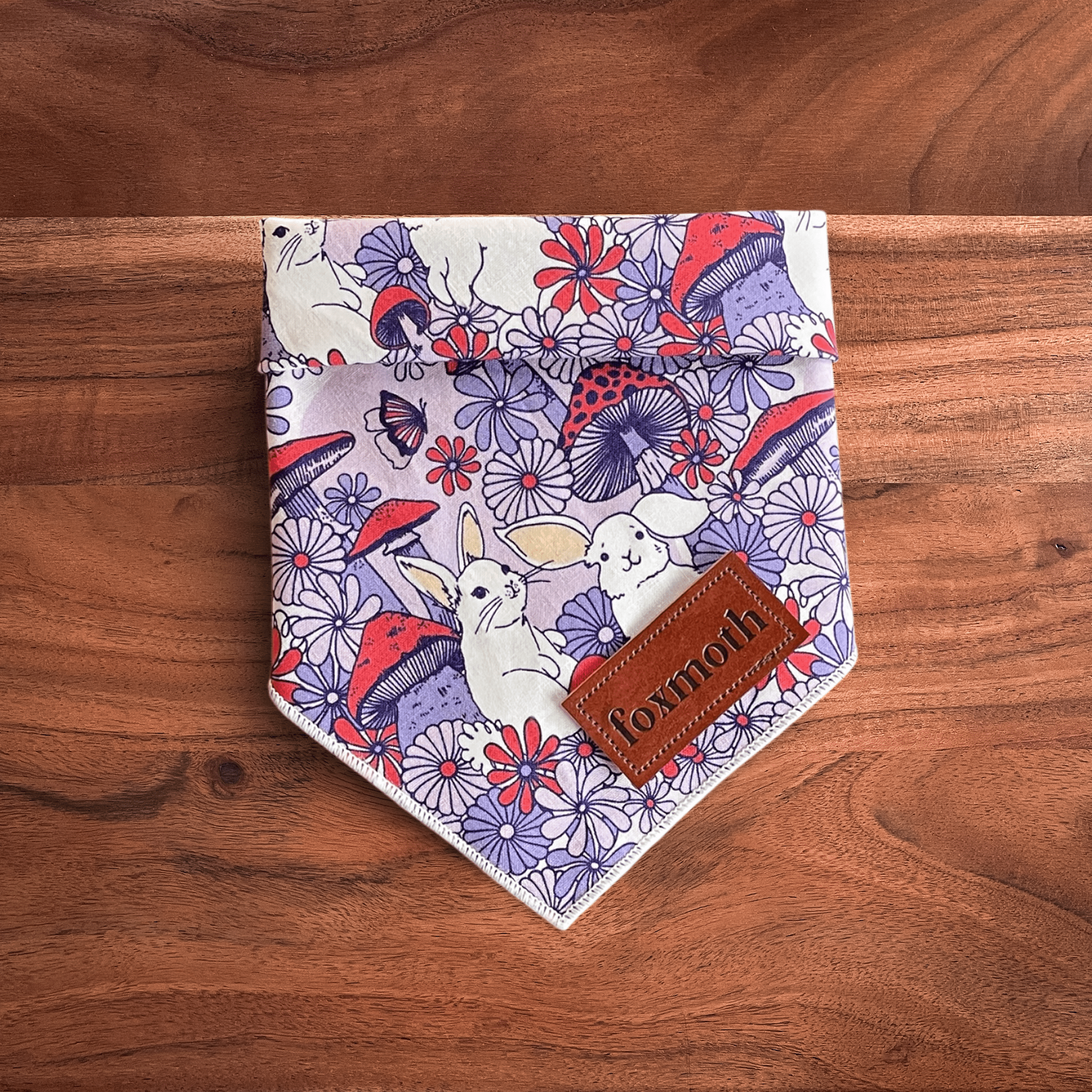 bunny shrooms bandana - FoxMoth - Bandana