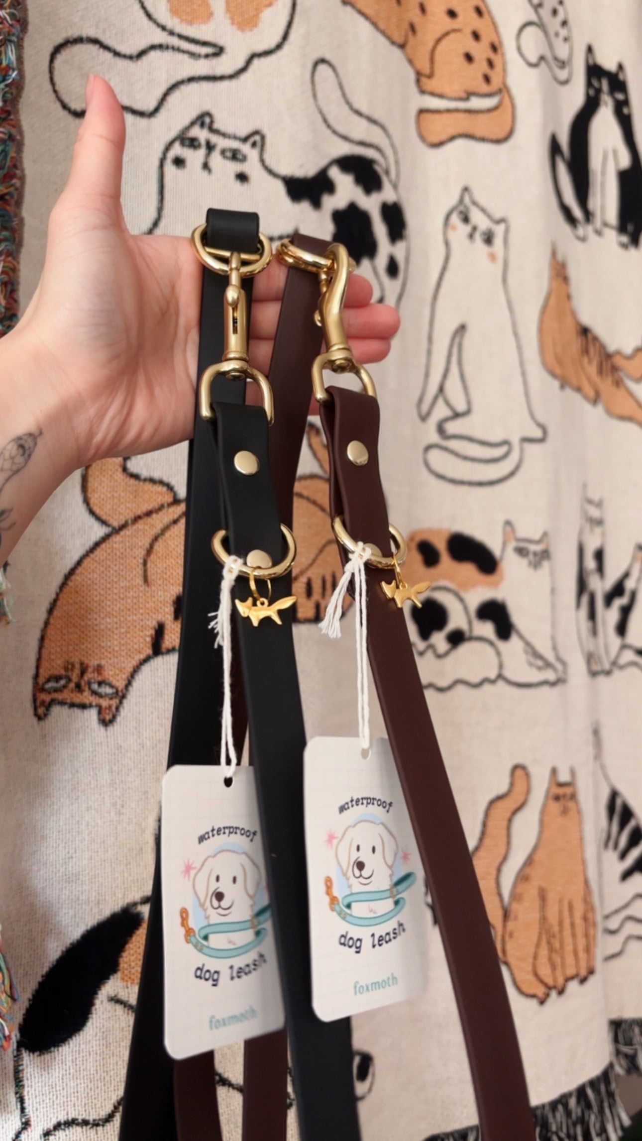 custom hands free leash