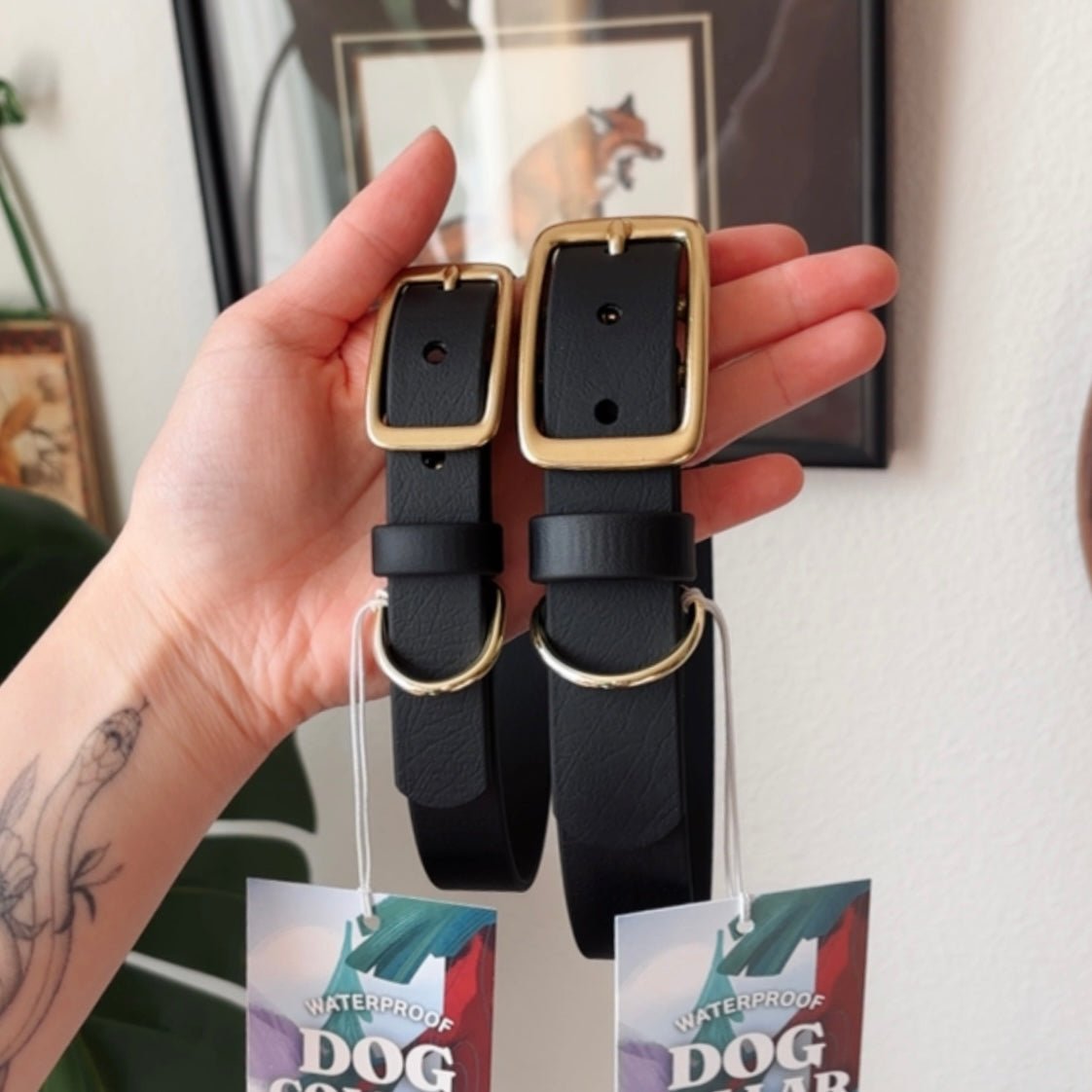 crow buckle collar - FoxMoth - Pet Collars & Harnesses