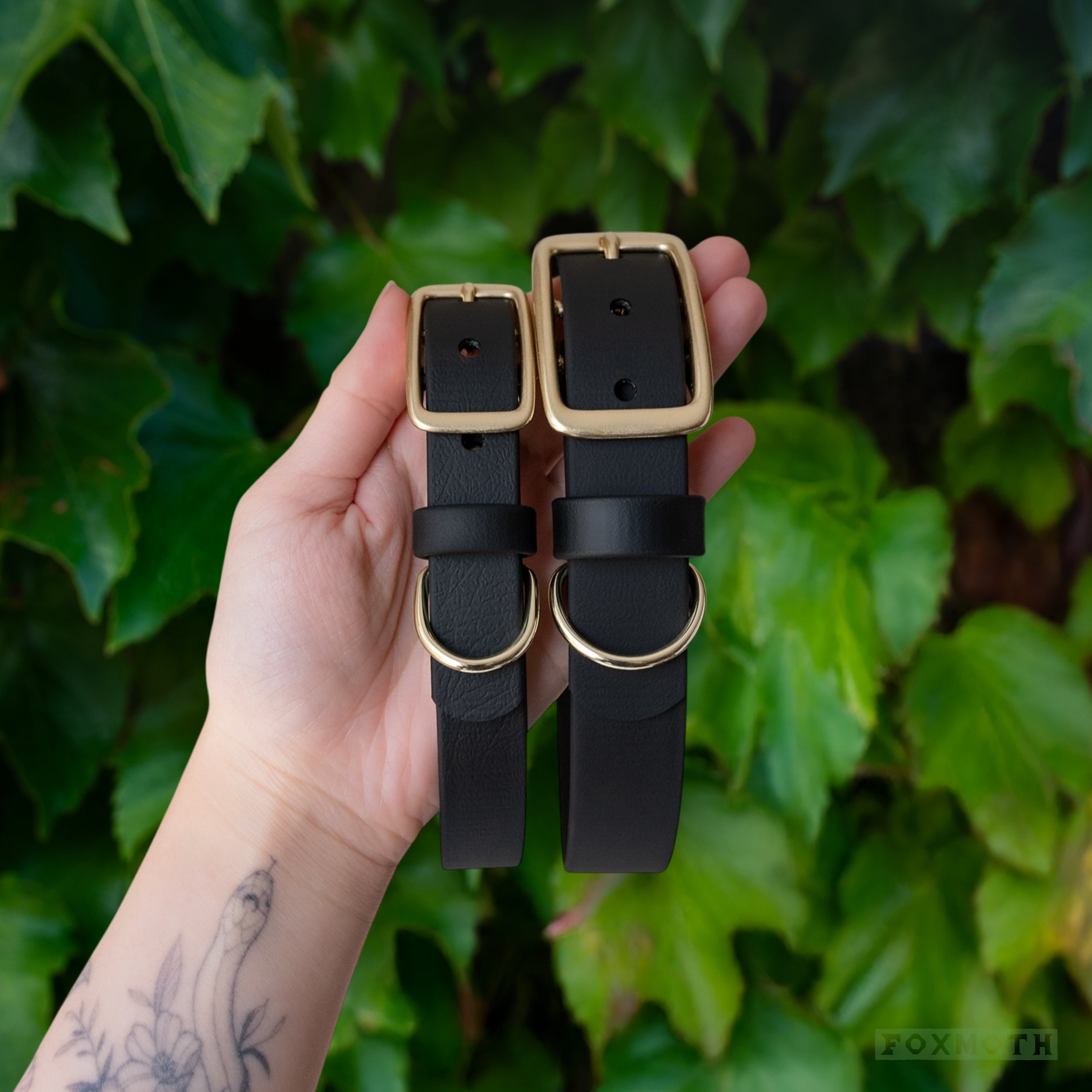 Crow Buckle Collar - FoxMoth - Pet Collars & Harnesses