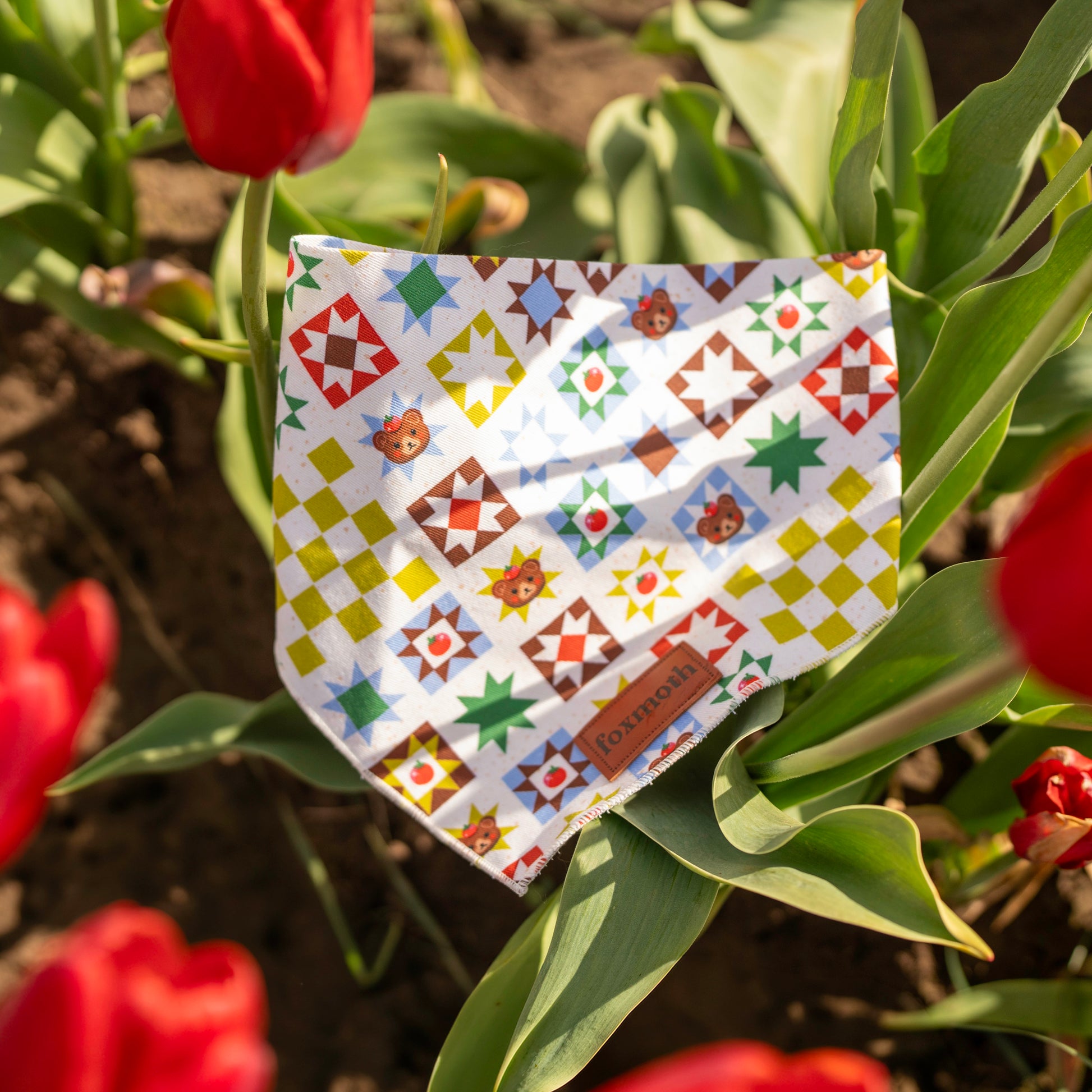 Tomato Bears Bandana - FoxMoth - Bandana