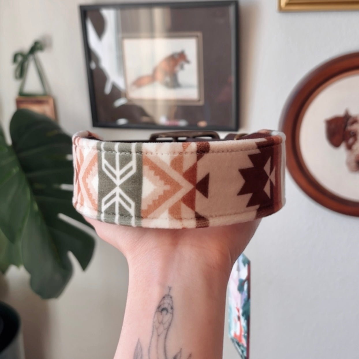 arches collar - FoxMoth - Leather Dog Collar