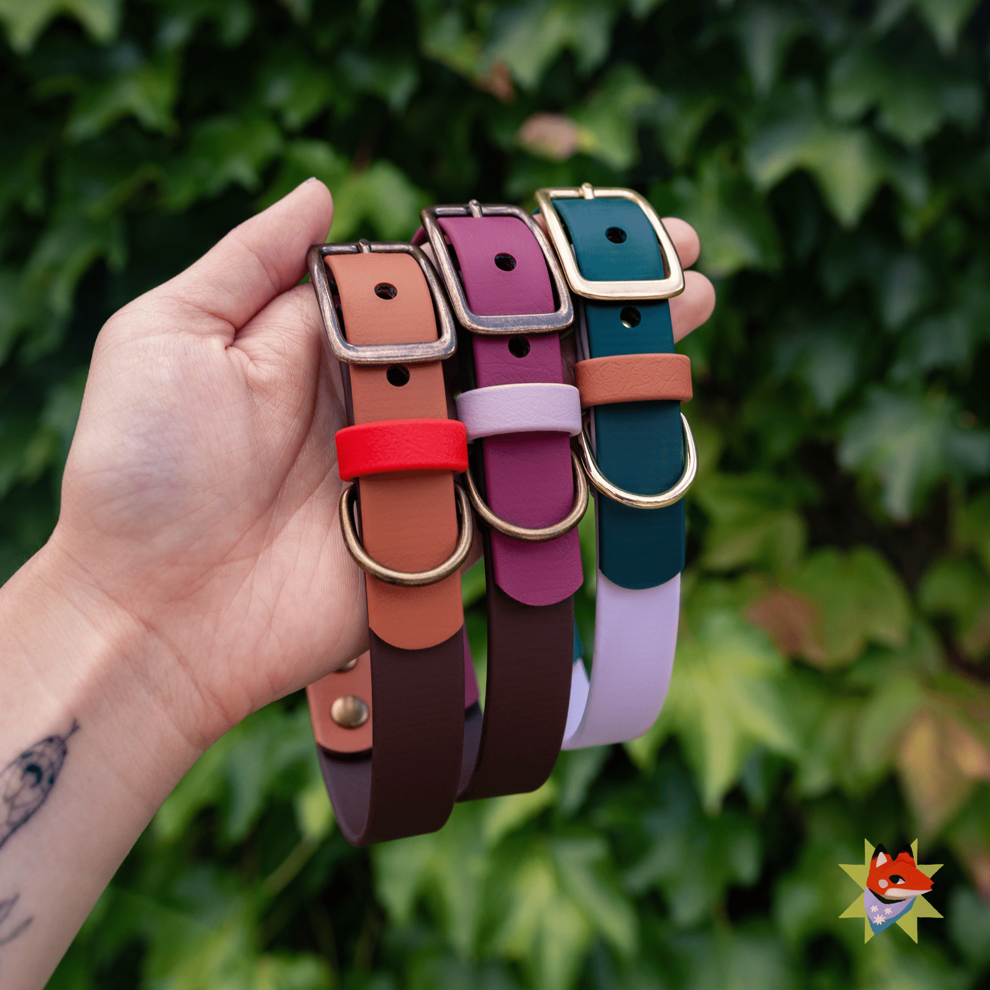 Lavender Spruce Buckle Collar - FoxMoth - Pet Collars & Harnesses