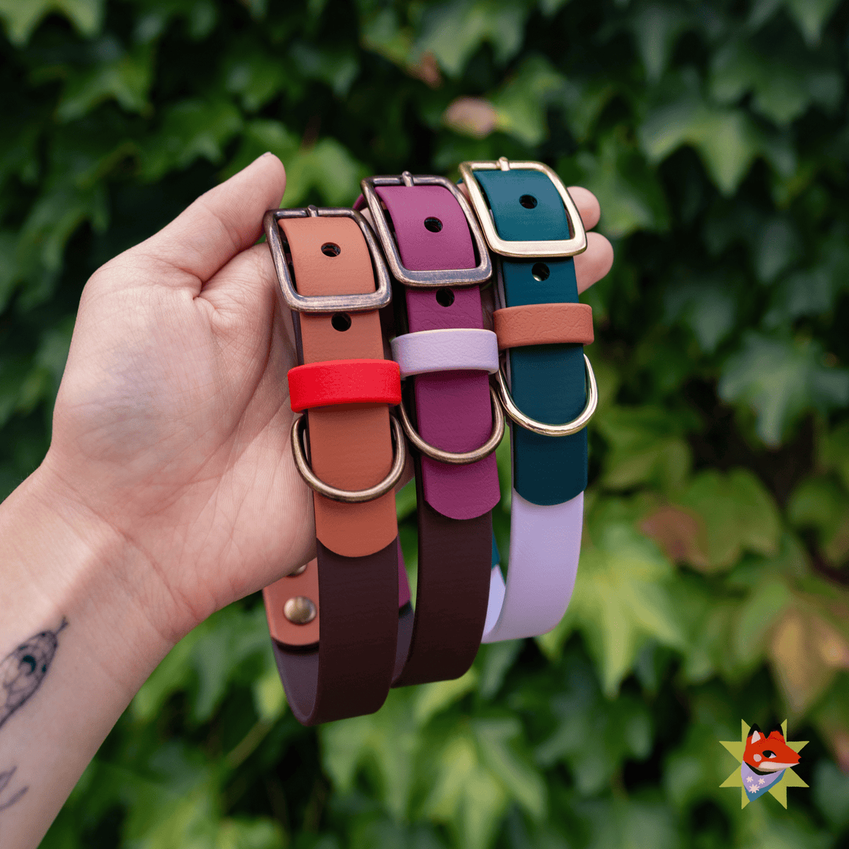 Lavender Spruce Buckle Collar - FoxMoth - Pet Collars & Harnesses