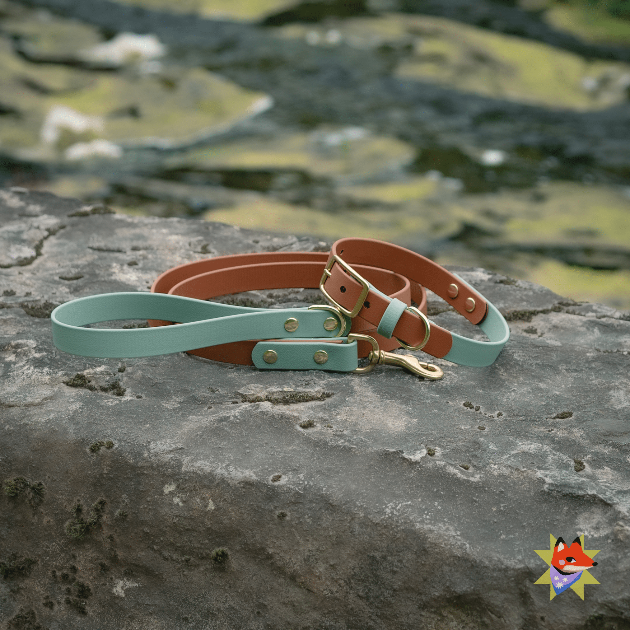 Custom Waterproof Buckle Collar - FoxMoth - Pet Collars & Harnesses