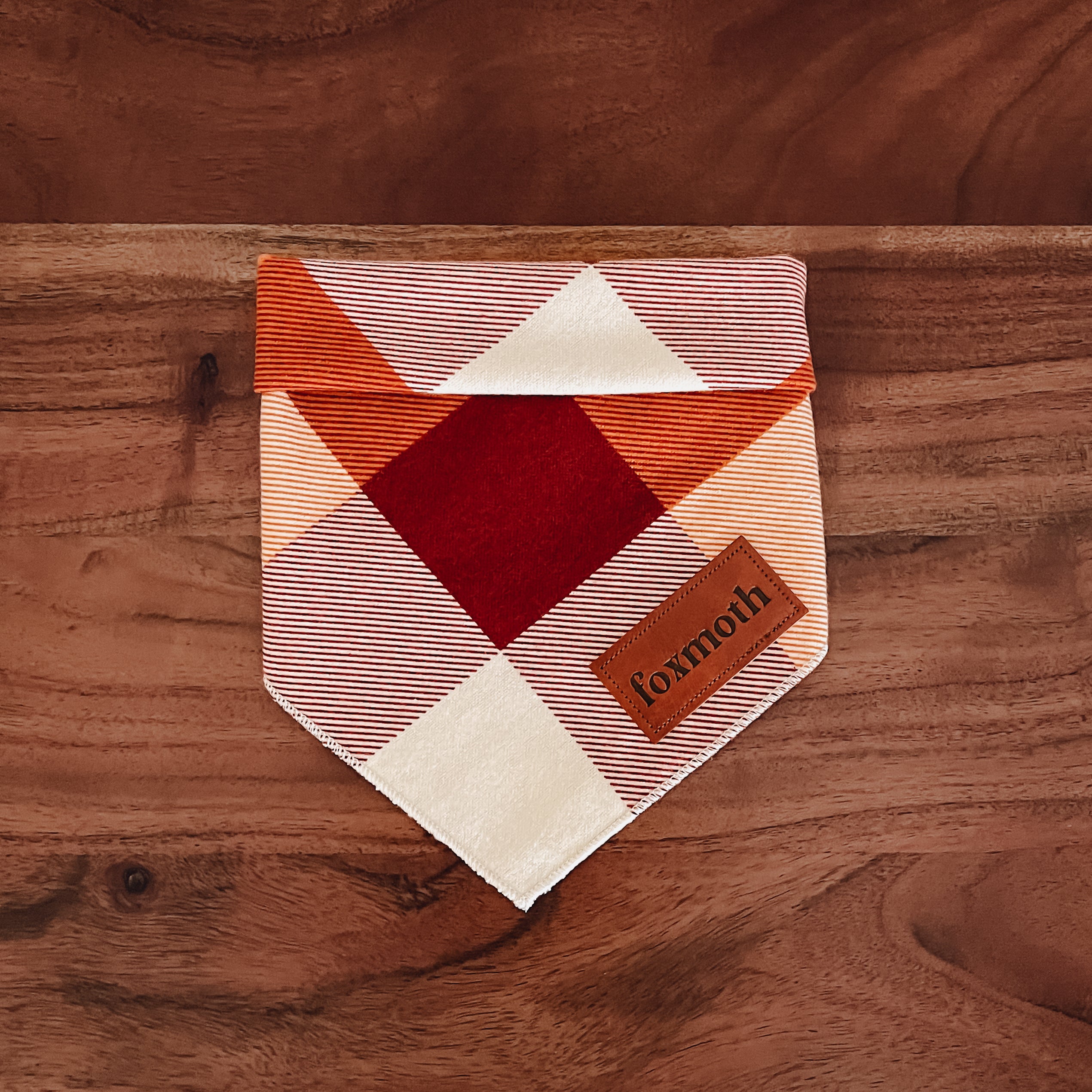cinnamon spice plaid