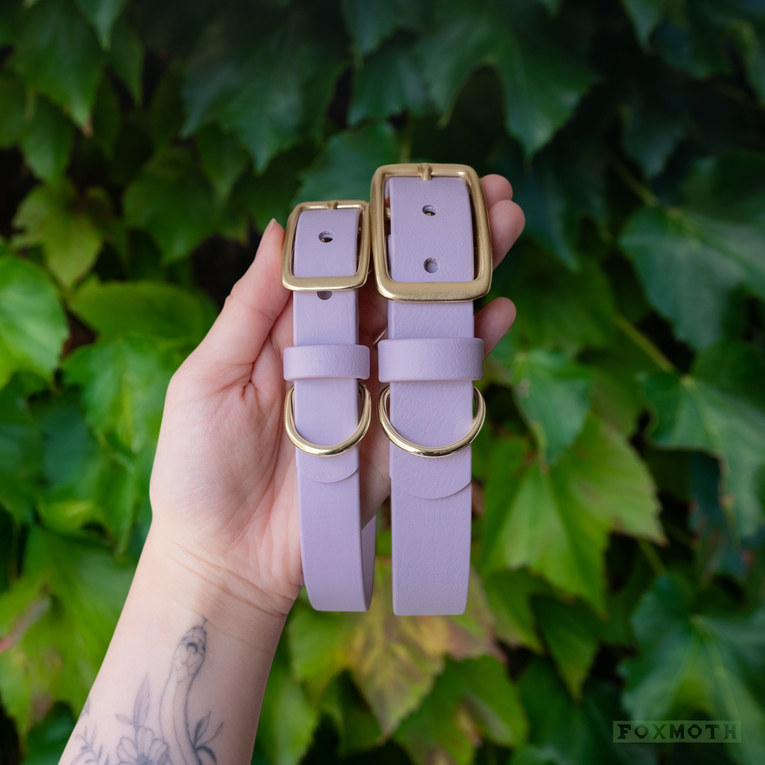 Lavender Buckle Collar - FoxMoth - Pet Collars & Harnesses