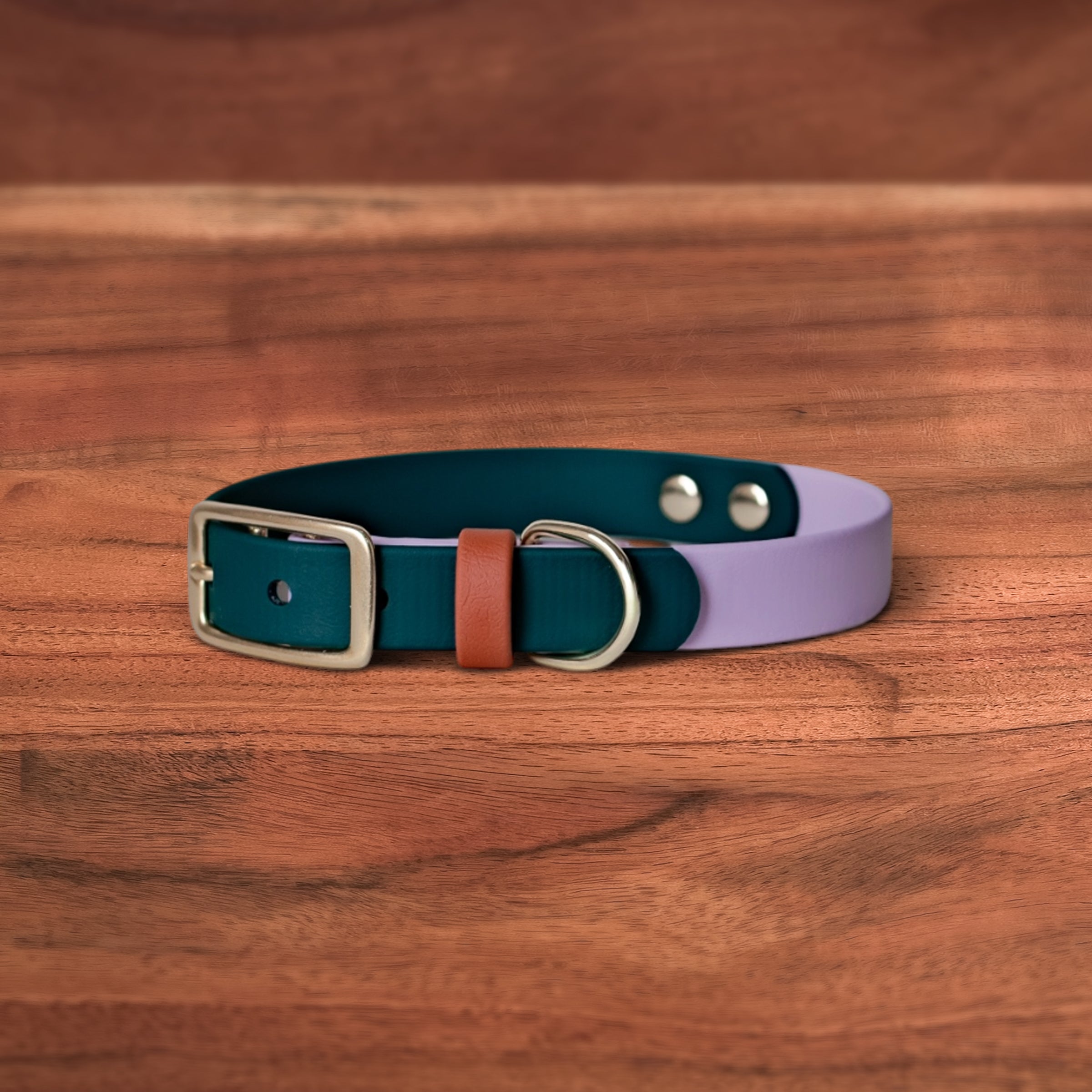 Lavender Spruce Buckle Collar - FoxMoth - Pet Collars & Harnesses