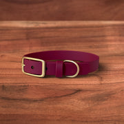 Merlot Buckle Collar - FoxMoth - Pet Collars & Harnesses