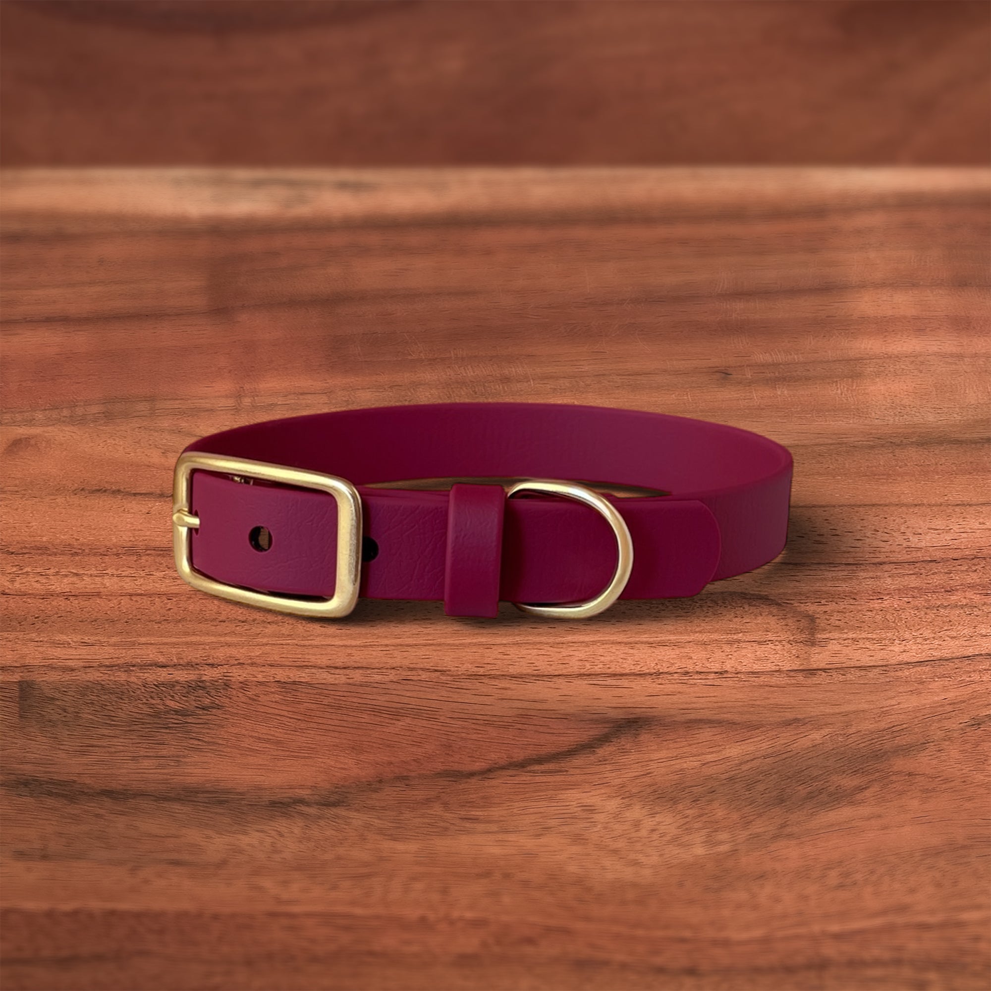 Merlot Buckle Collar - FoxMoth - Pet Collars & Harnesses