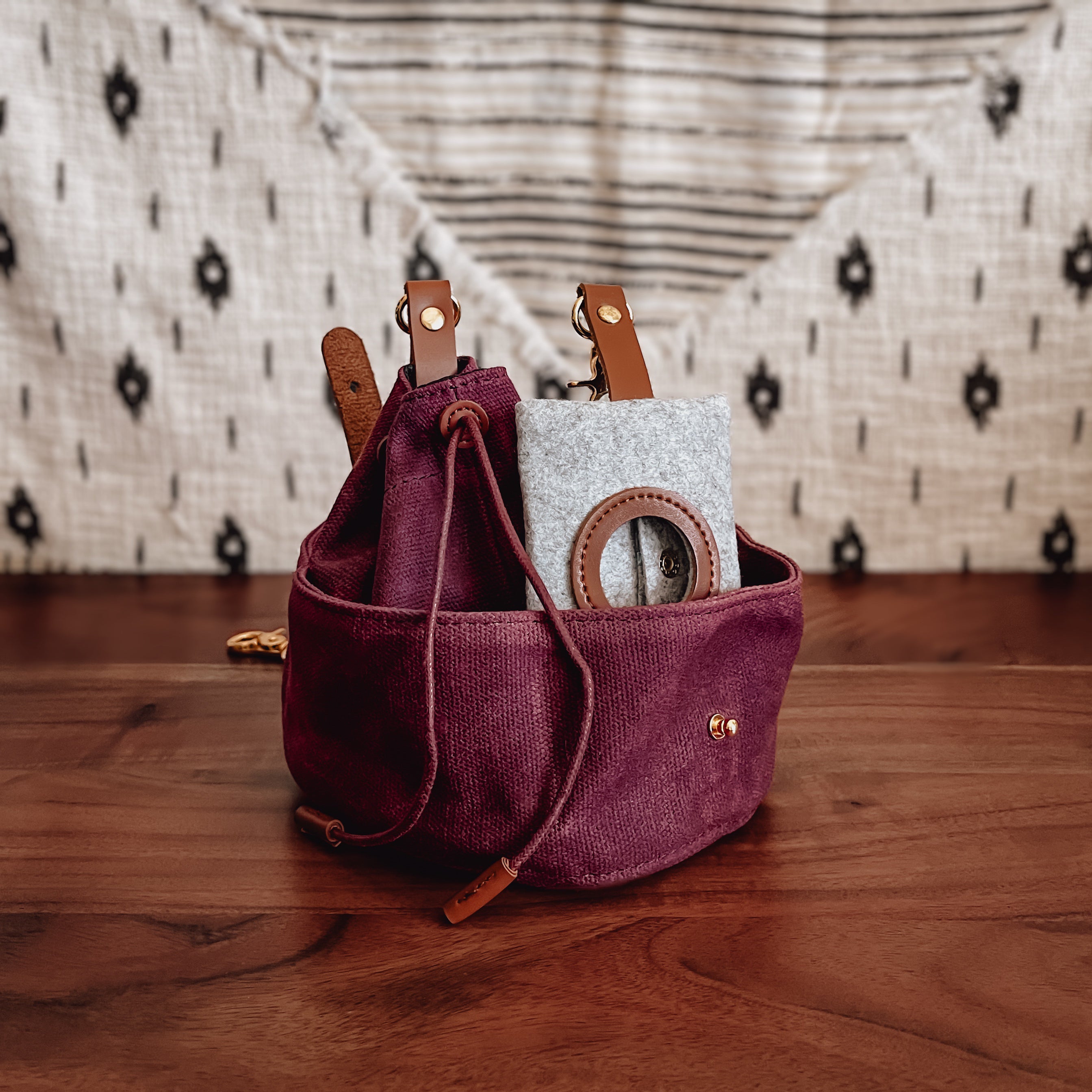 waxed canvas travel bowl | 5 colors