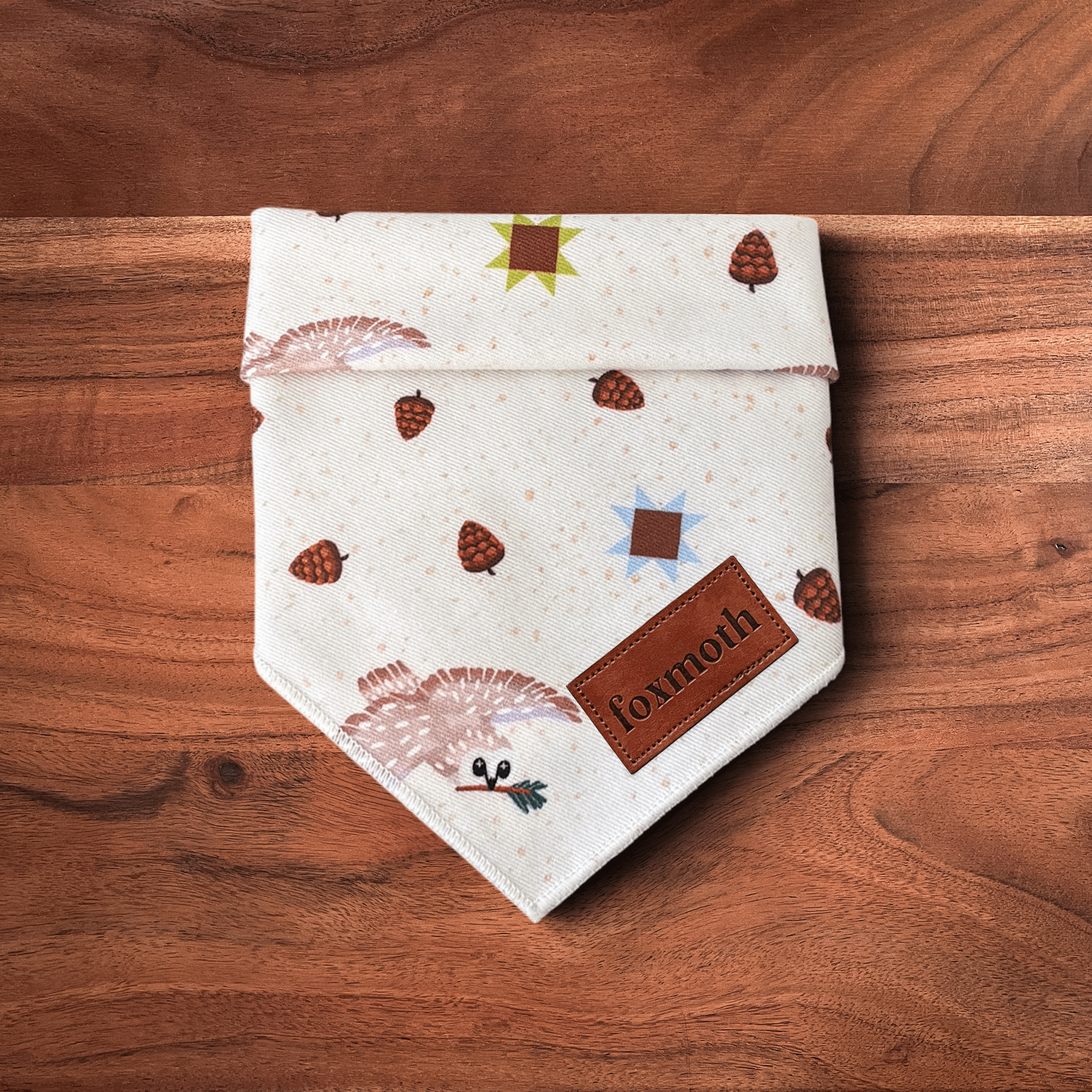 Minimal Owly Pines Bandana - FoxMoth - Bandana