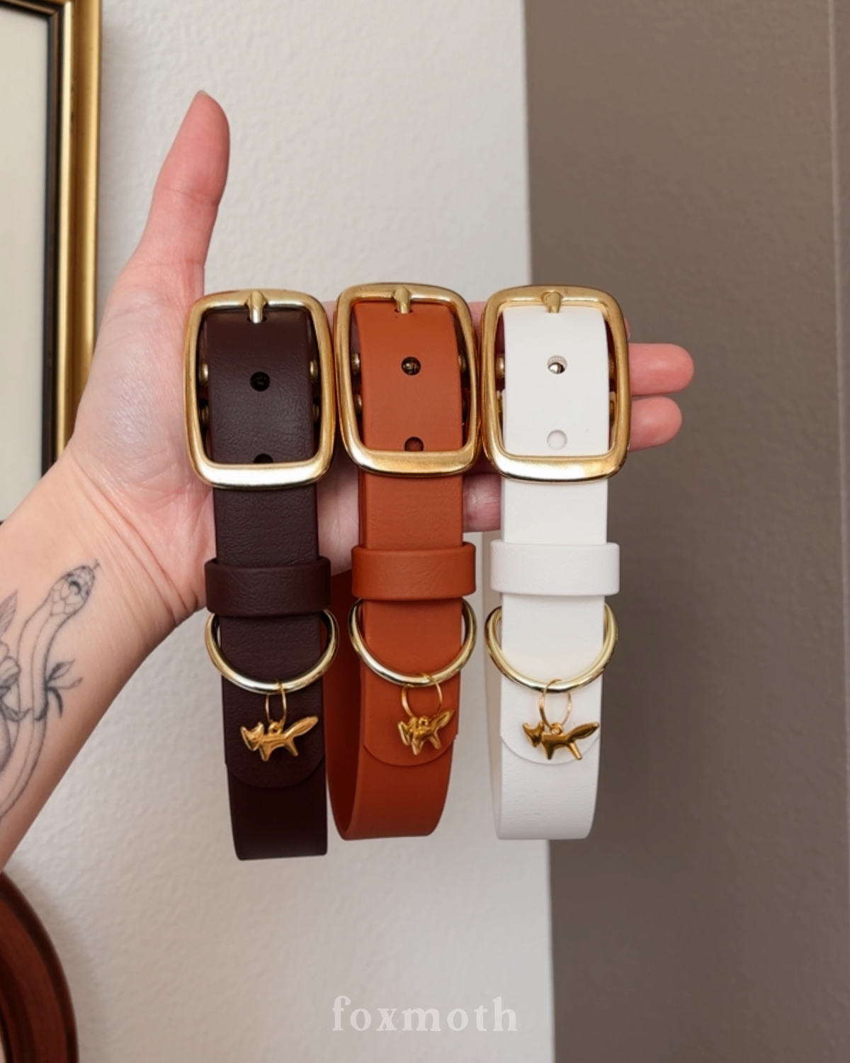 saddle buckle collar