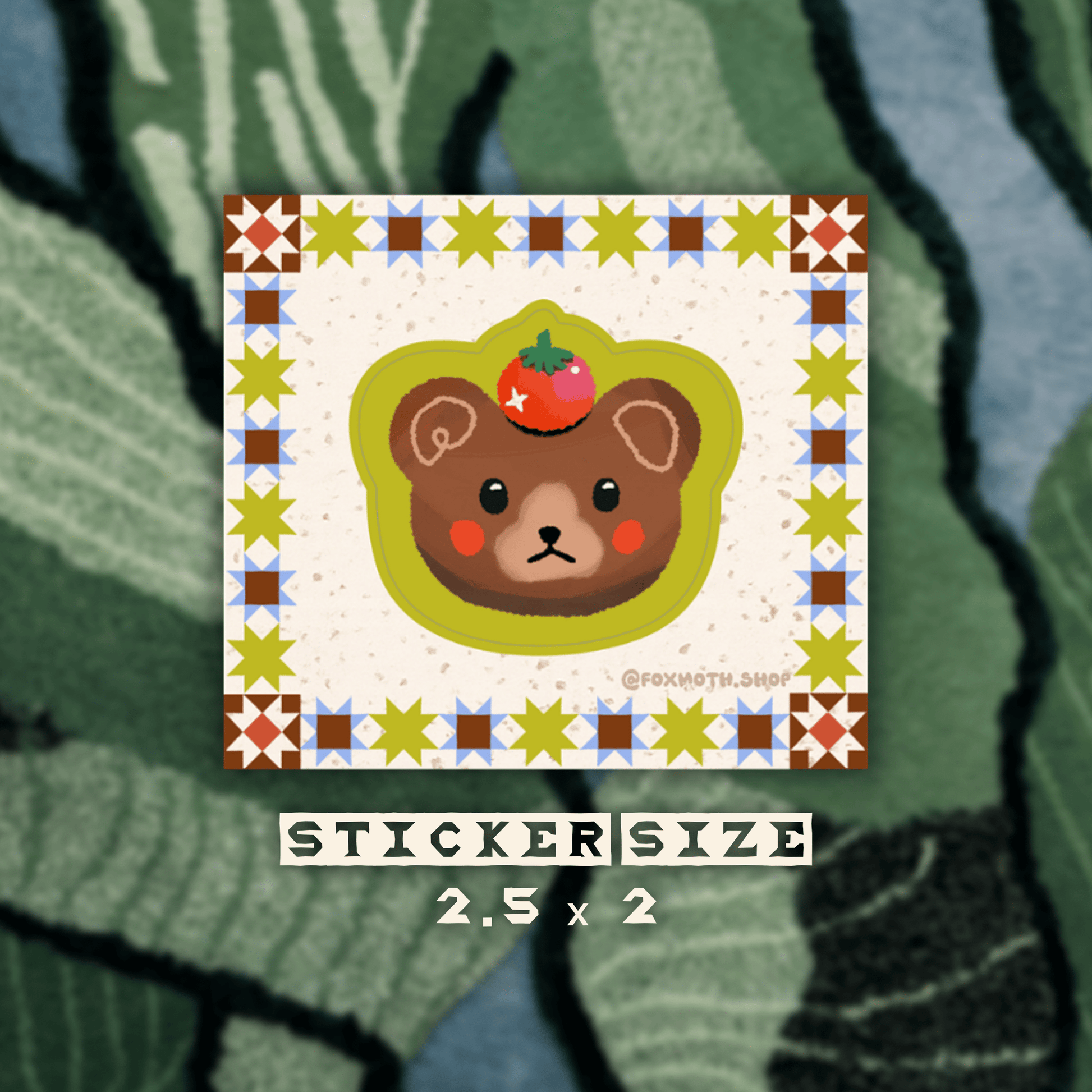 Tomato Bears Sticker - FoxMoth - 