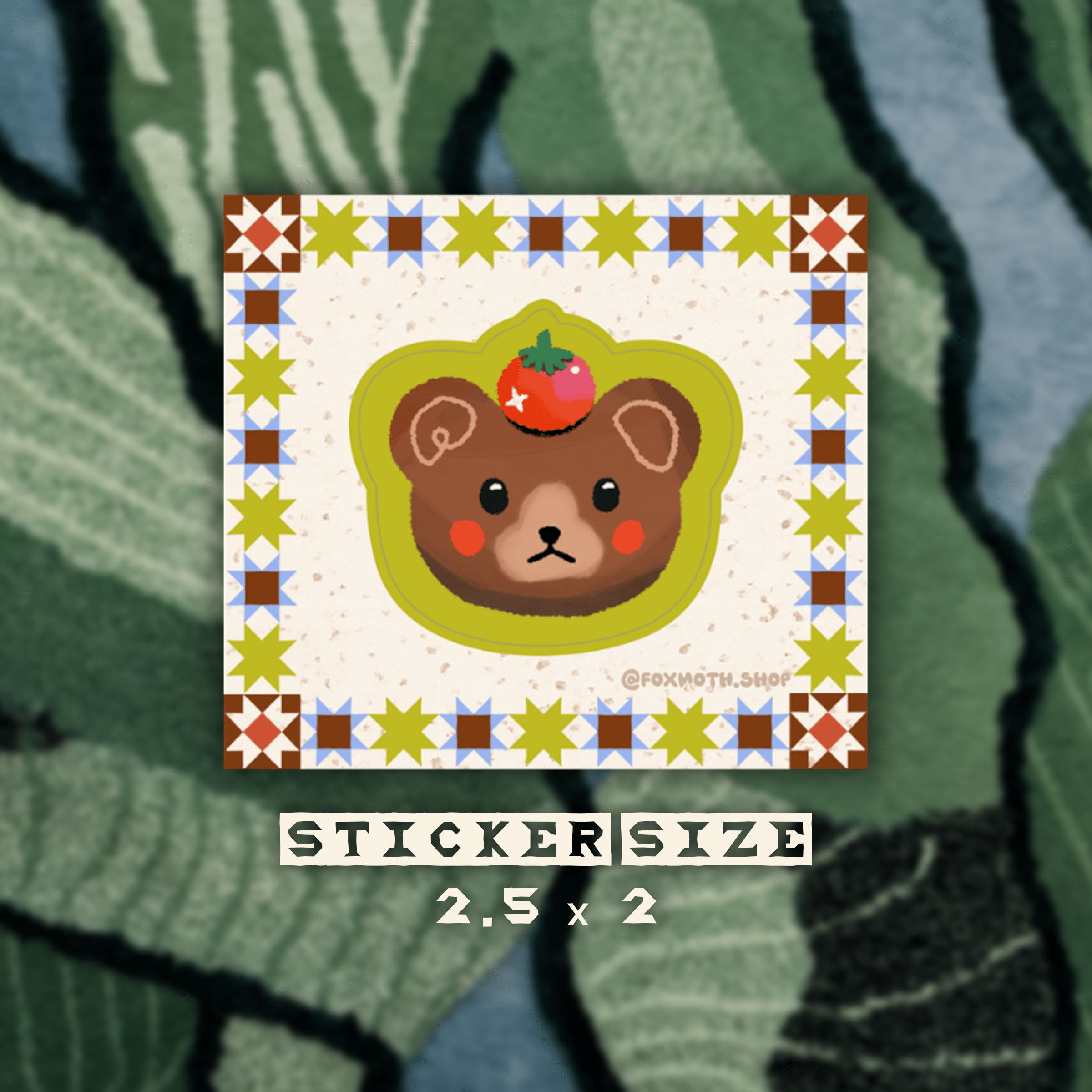 Tomato Bears Sticker - FoxMoth - 