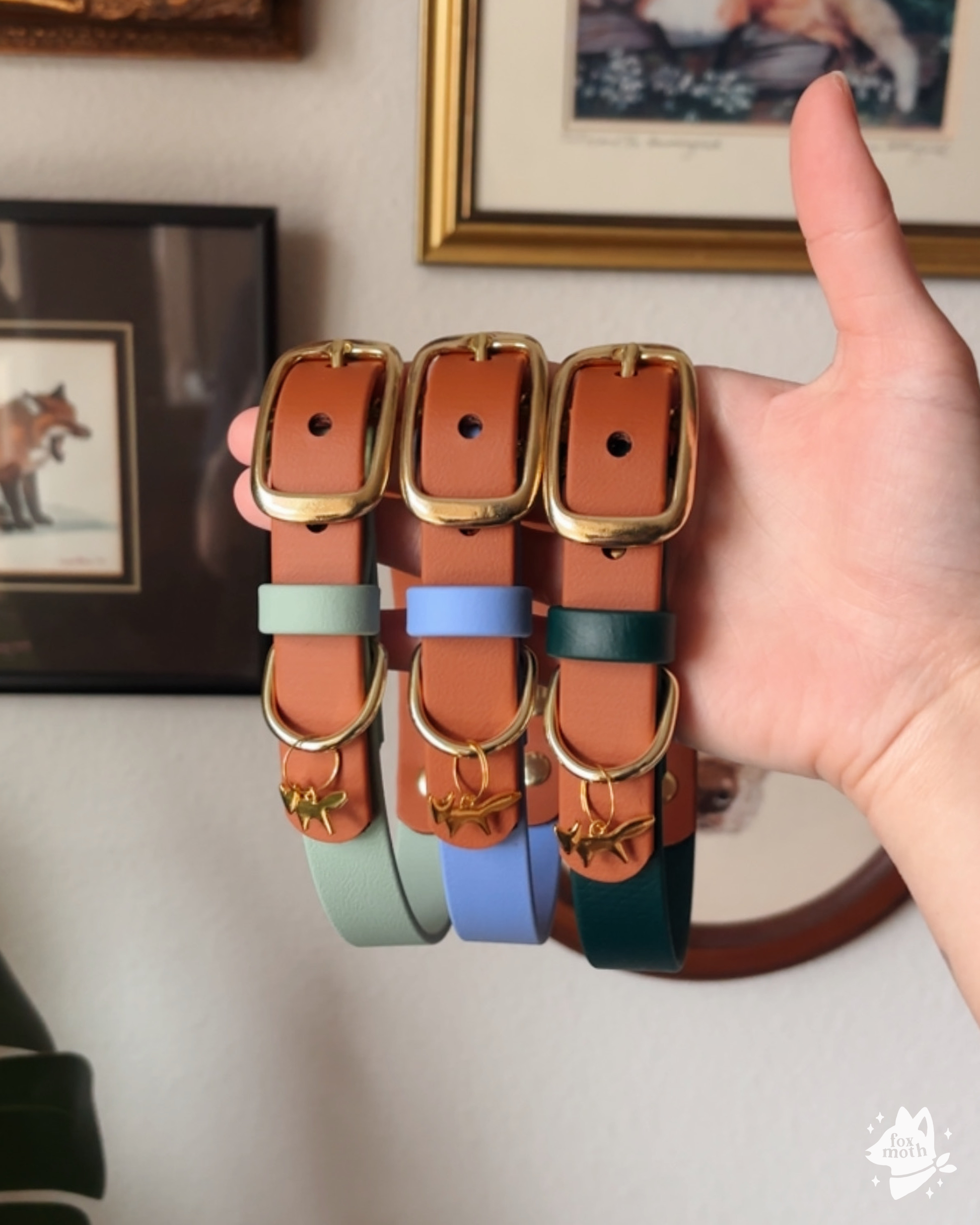 custom waterproof buckle collar - FoxMoth - Pet Collars & Harnesses