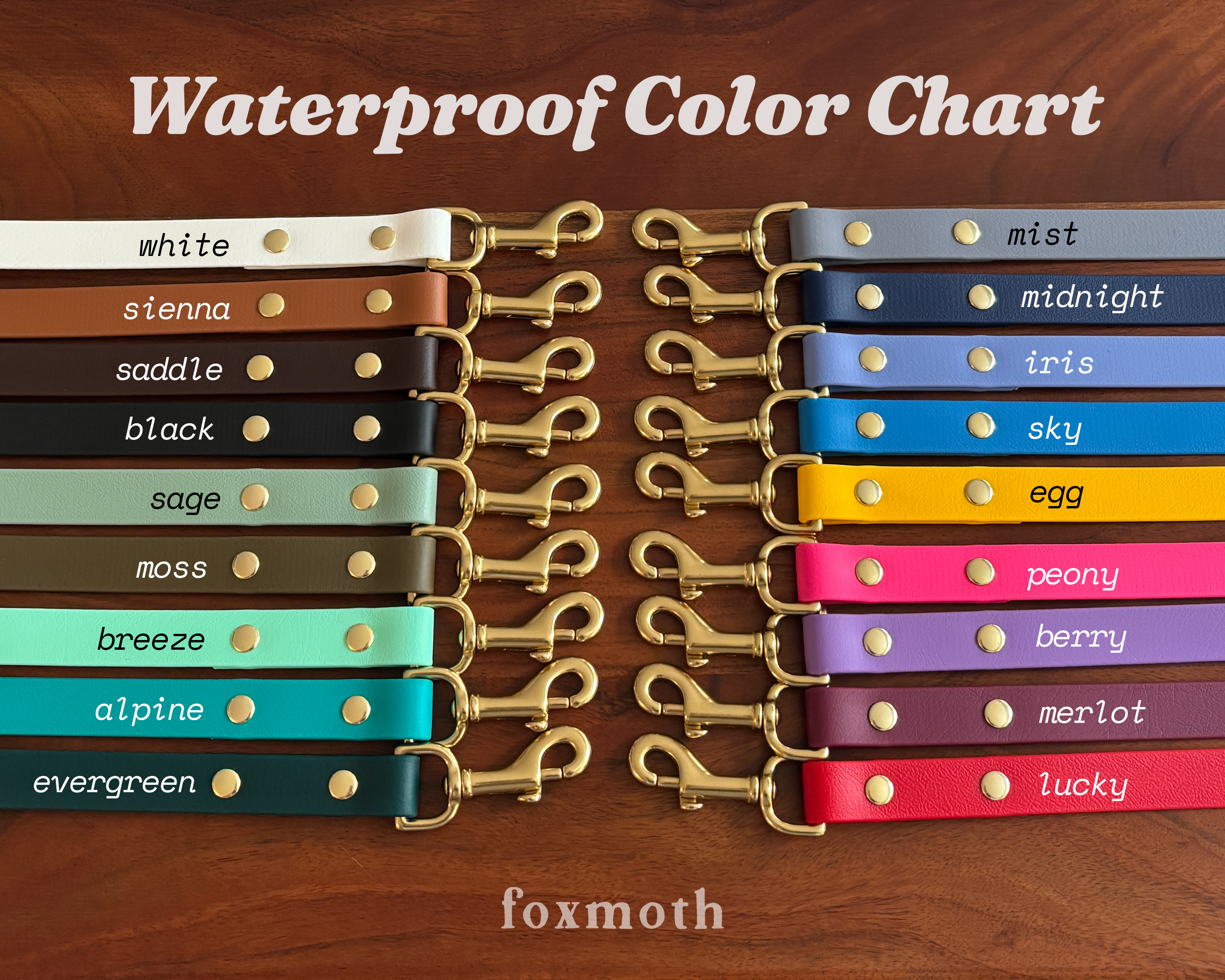 custom waterproof buckle collar