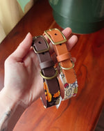 Custom Leather Buckle Collar