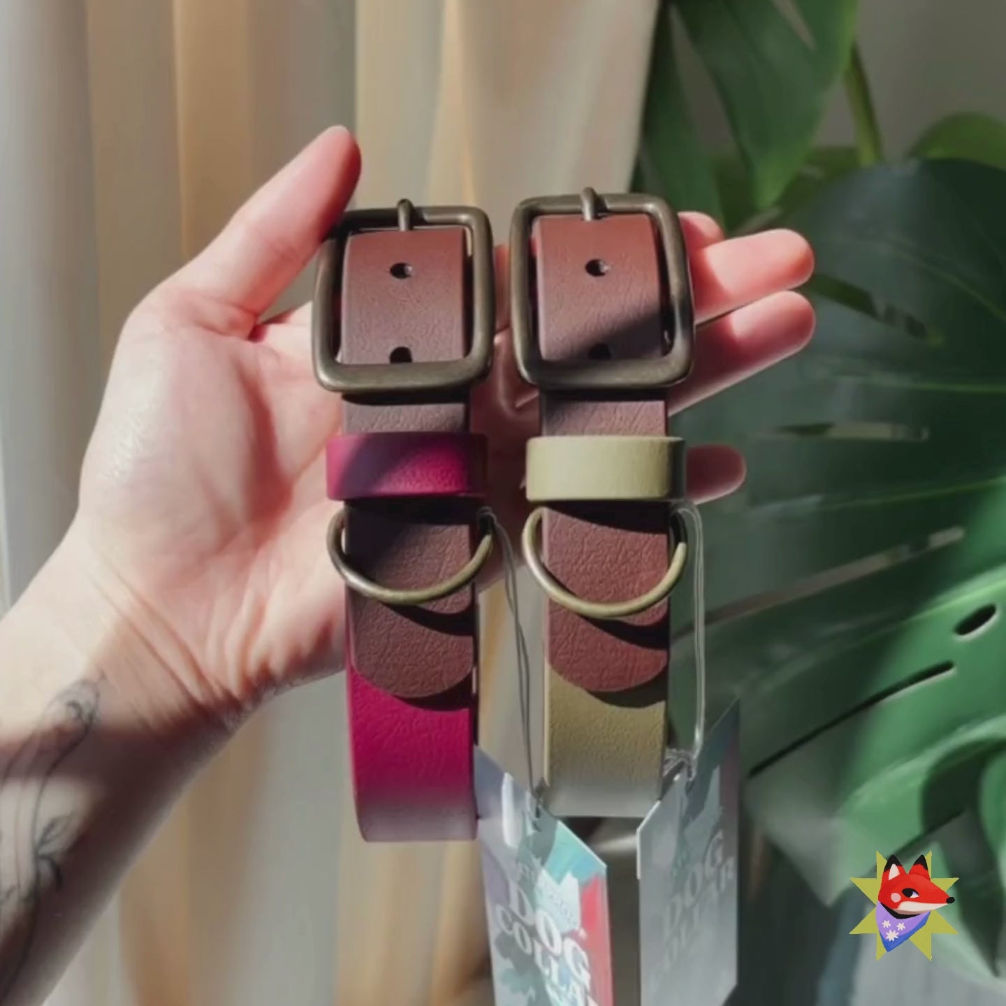 Load video: Custom Waterproof Buckle Collar