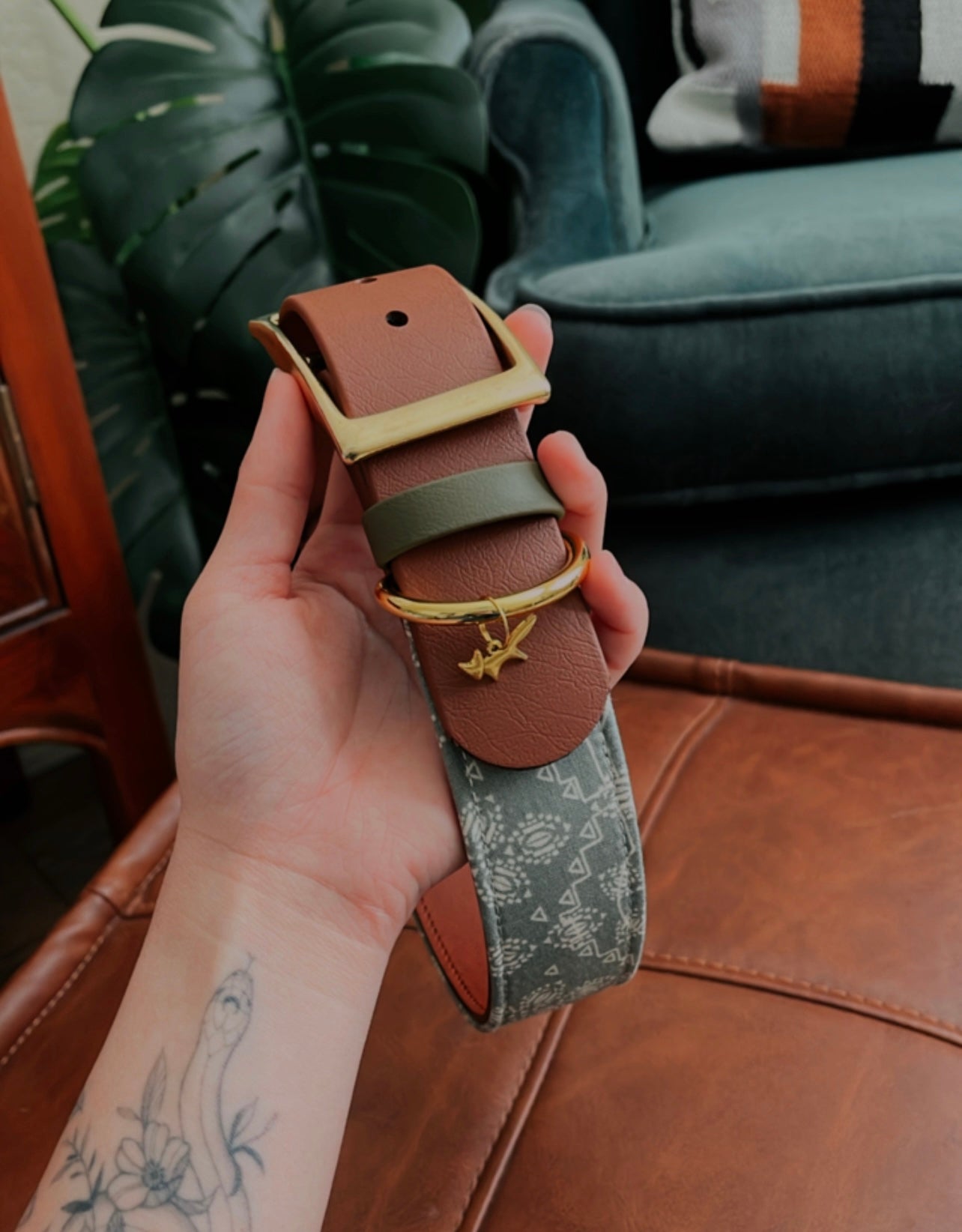 custom fabric buckle collar
