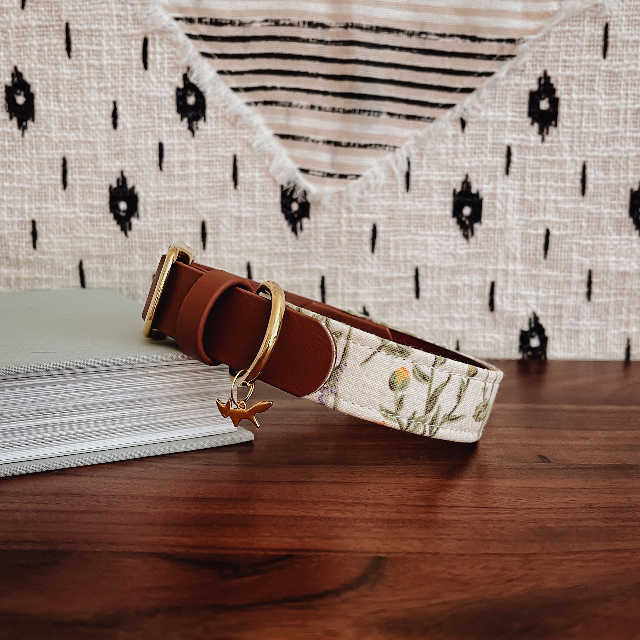 custom fabric buckle collar - fi compatible
