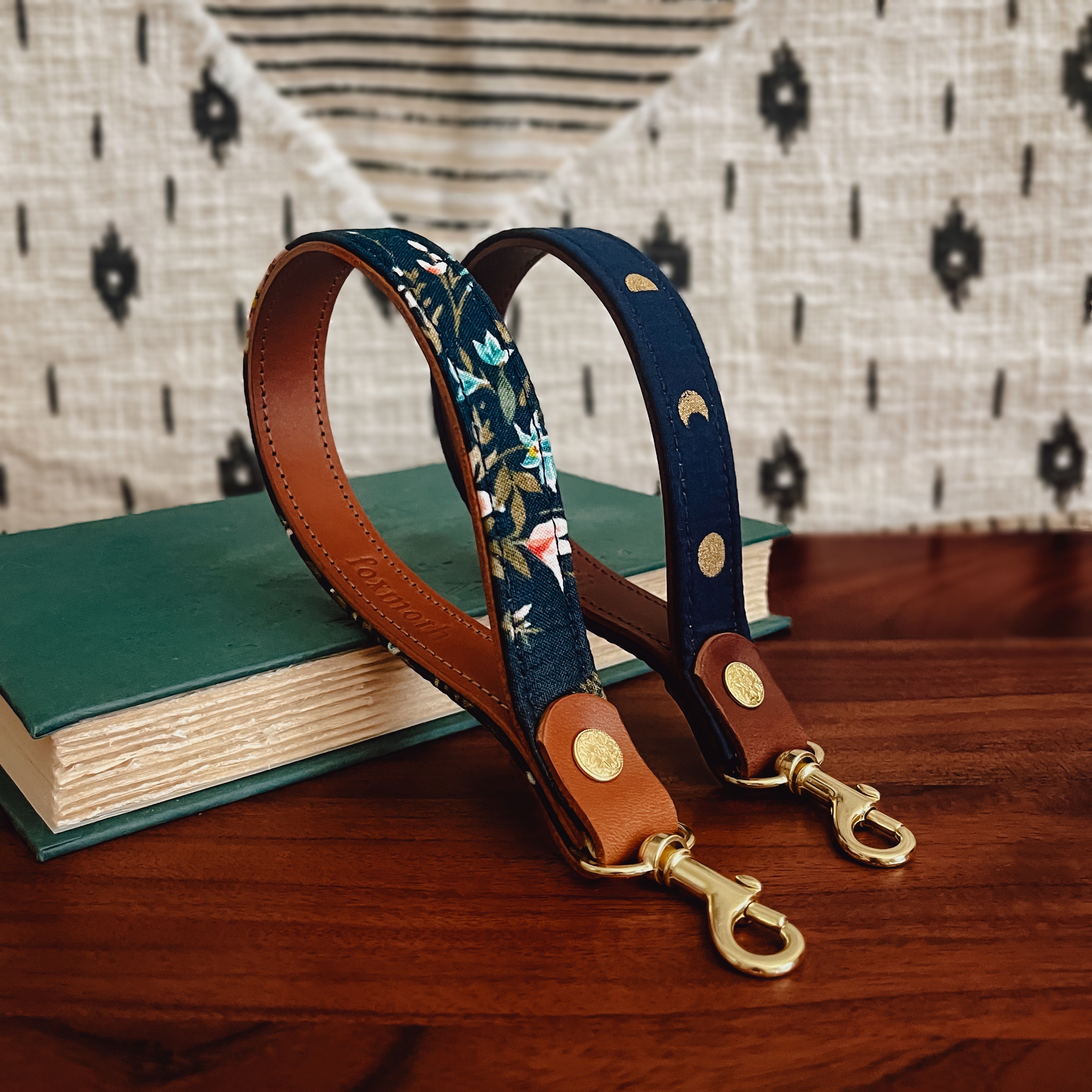 custom leather key fob